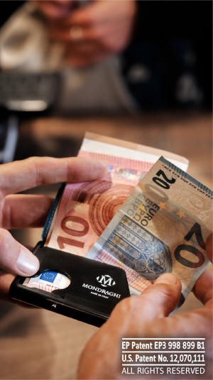 Sistema brevettato porta banconote